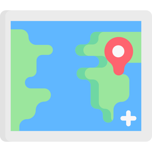 mapa icono gratis