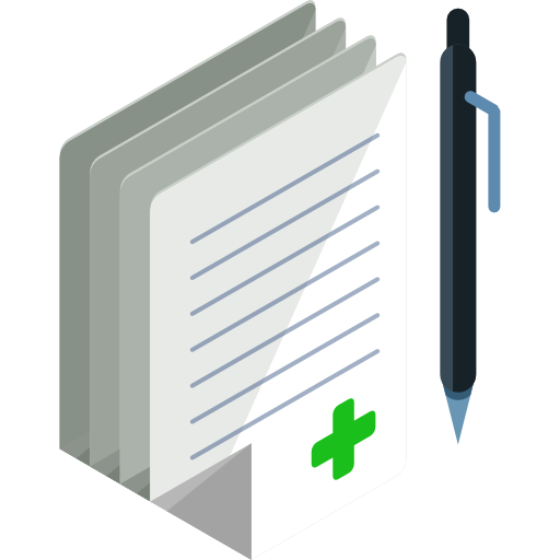 relatório médico grátis ícone