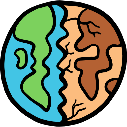 Desertification free icon Desertification free icon