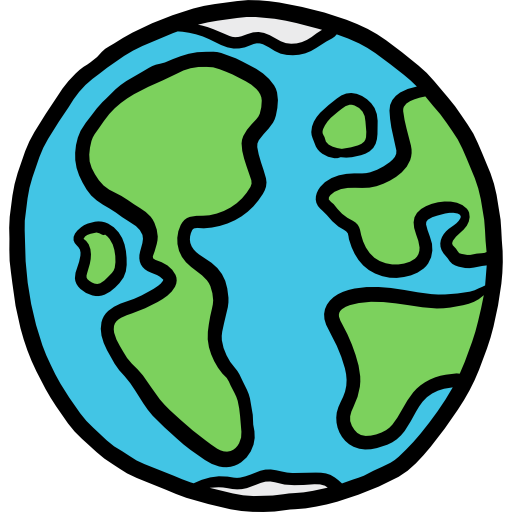 Planet earth - free icon