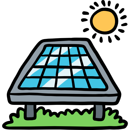 panel solar icono gratis