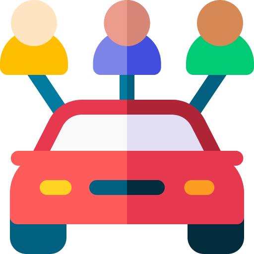 Car rental - Free people icons