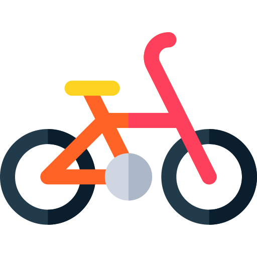 Bicycle Basic Rounded Flat icon