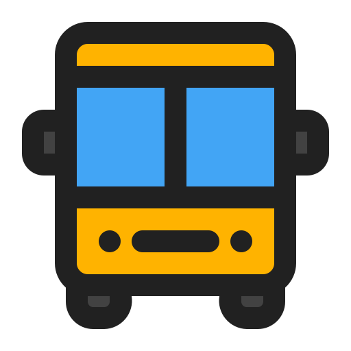 Bus Generic Outline Color icon