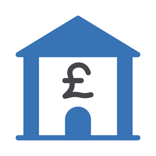 Mortgage Vector Stall Flat icon