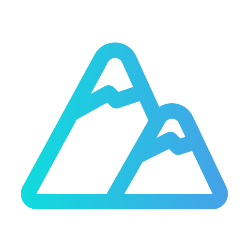 Mountain Generic Gradient icon