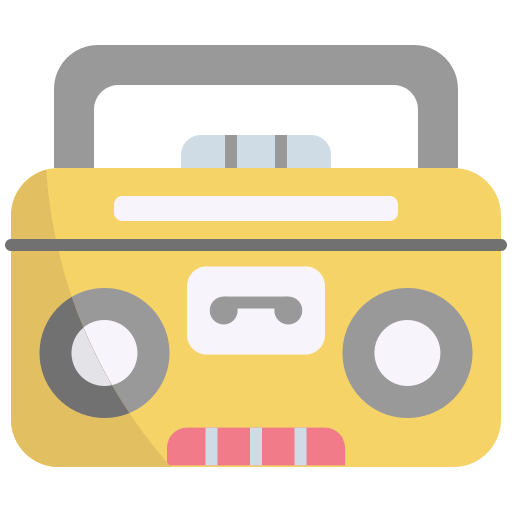 boombox icono gratis