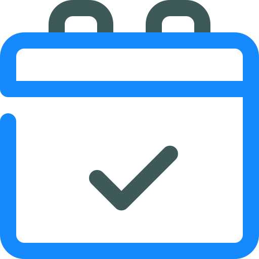 Calendar Generic Blue icon