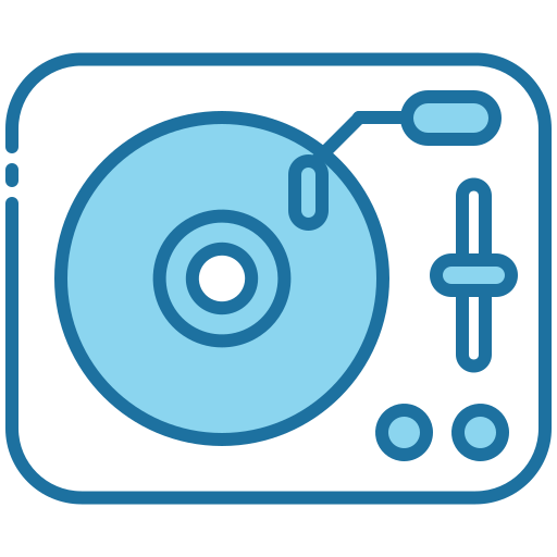 Turntable free icon Turntable free icon
