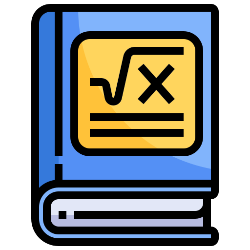 Math book Generic Outline Color icon