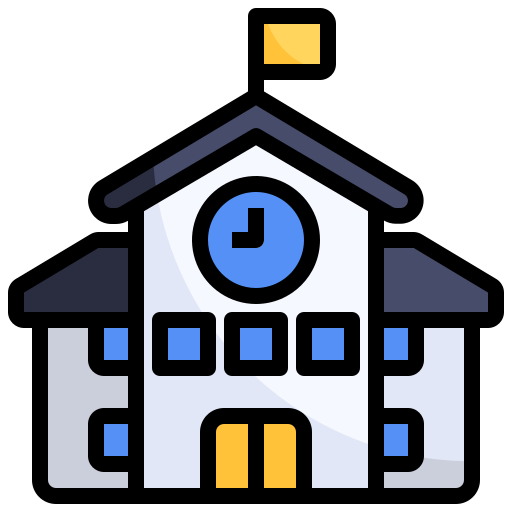 School - Free buildings icons