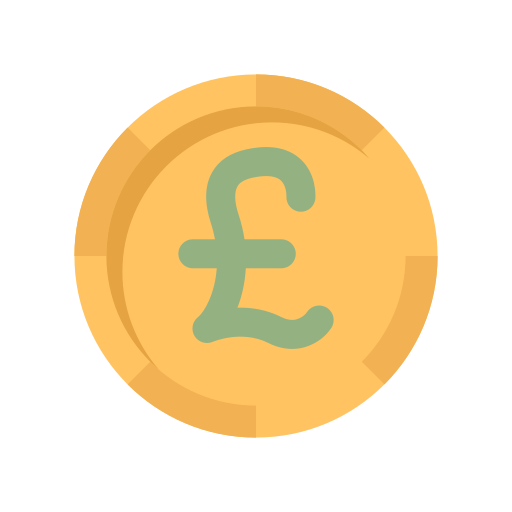 libra esterlina icono gratis