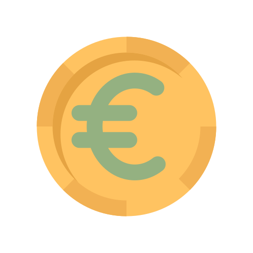 euro icono gratis
