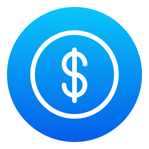 Dollar Generic Flat Gradient icon