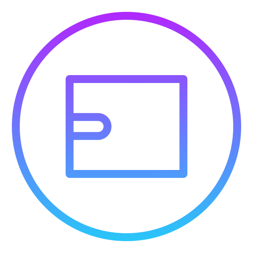 Wallet Generic Gradient icon