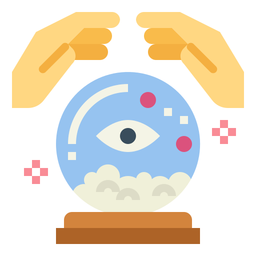 Crystal ball free icon