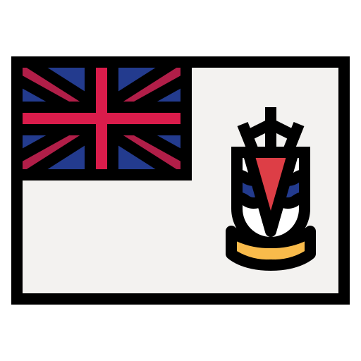 territorio antártico británico icono gratis