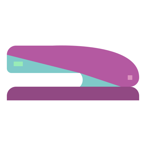 Transparent Purple Stapler