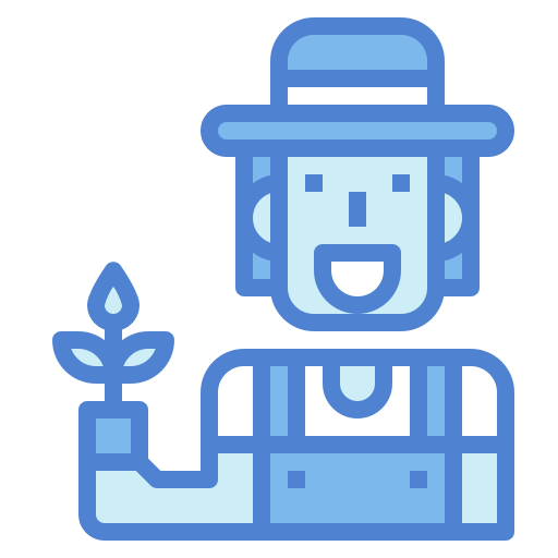 Farmer Generic Blue icon