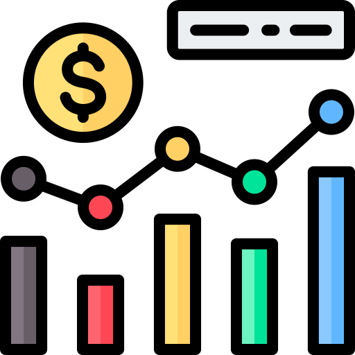 Analytics Generic Outline Color icon