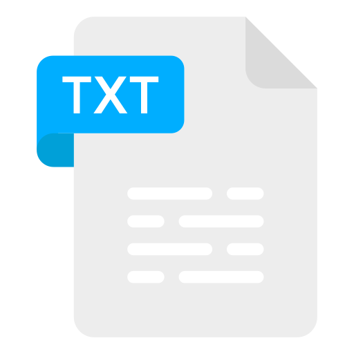 txt icono gratis