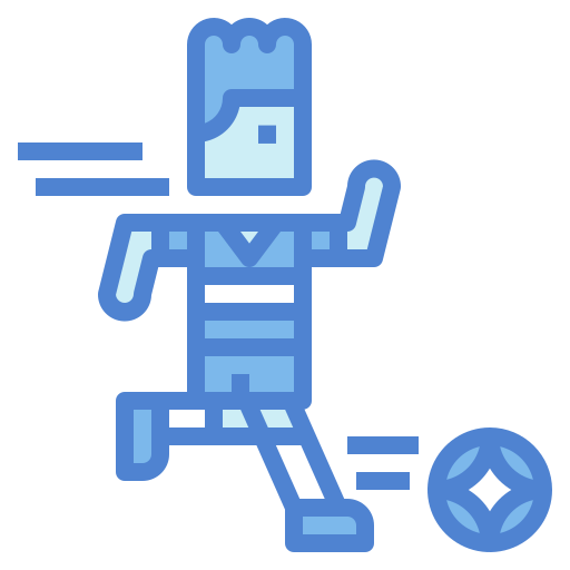 jugador de fútbol icono gratis