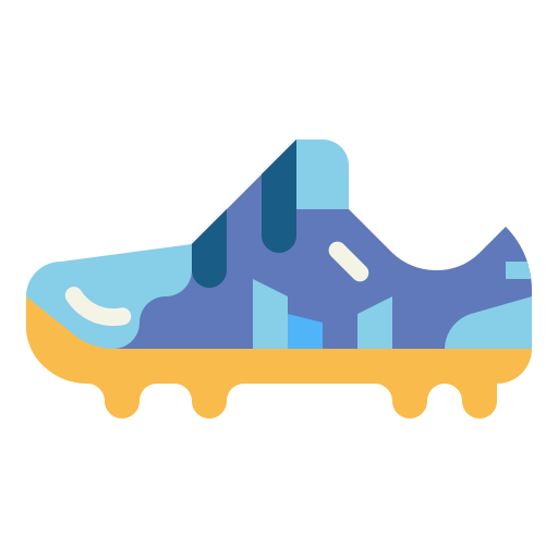 zapatos de fútbol icono gratis