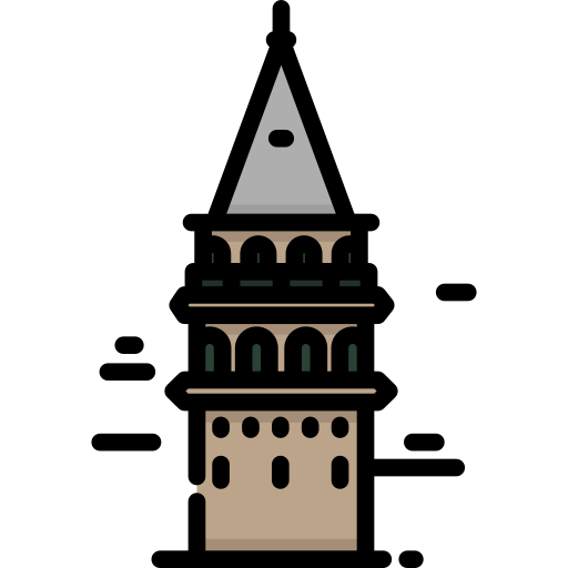 torre de galata icono gratis