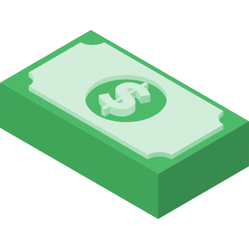 Money Isometric Flat icon