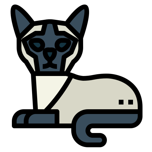 gato siames icono gratis