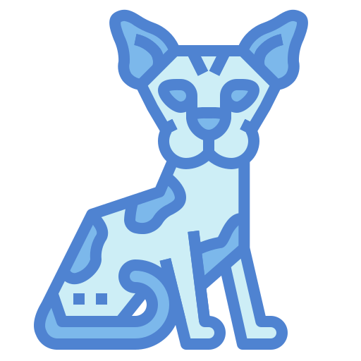 gato esfinge icono gratis