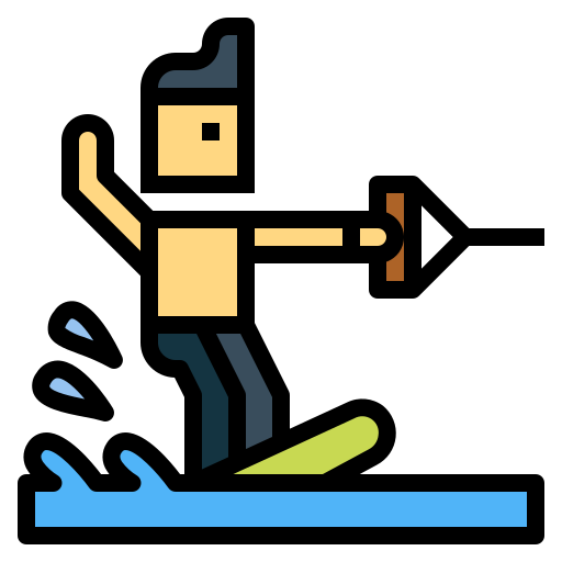 Water skiing - Free sports and competition icons