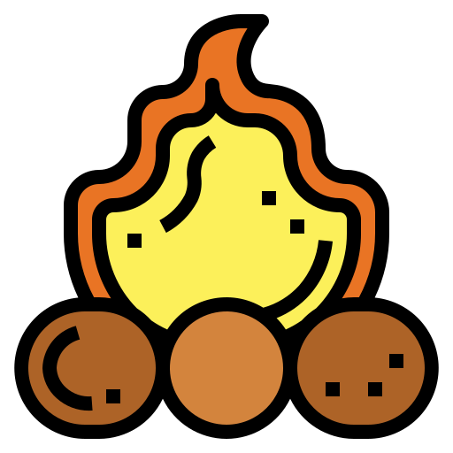 Campfire free icon Campfire free icon