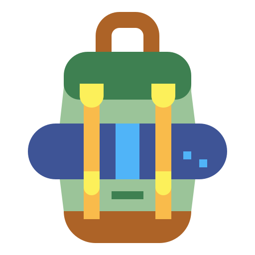 mochila icono gratis