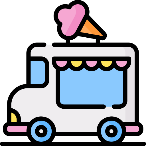 Ice cream truck - Free transportation icons