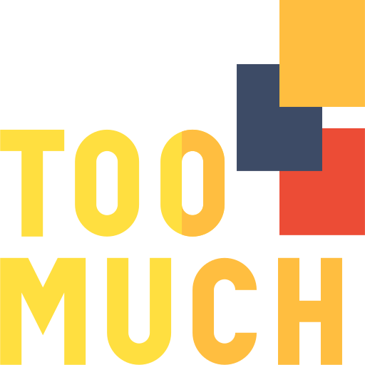 zu viel kostenlos Icon