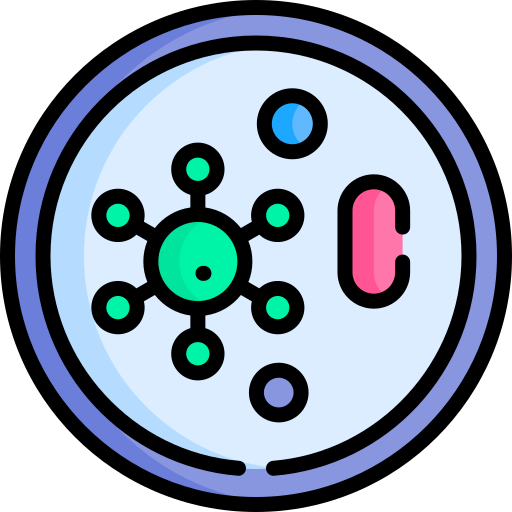 placa de petri icono gratis