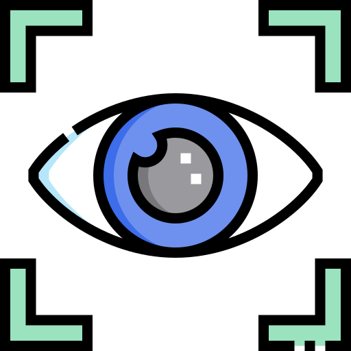 examen de la vista icono gratis