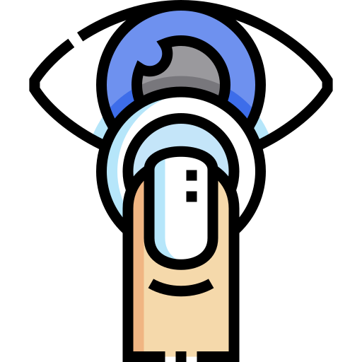 lentes de contacto icono gratis