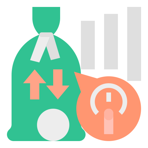 economía icono gratis