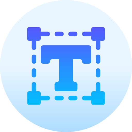 texte Icône gratuit