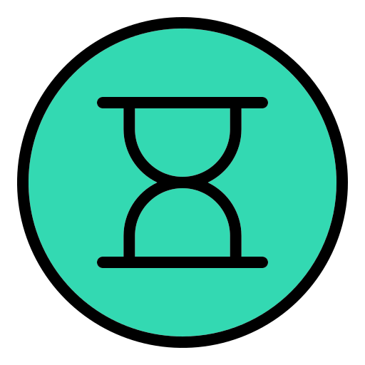 reloj de arena icono gratis