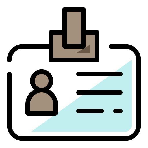 Id card Generic Outline Color icon