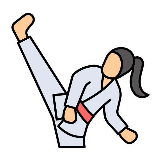 taekwondo icono gratis