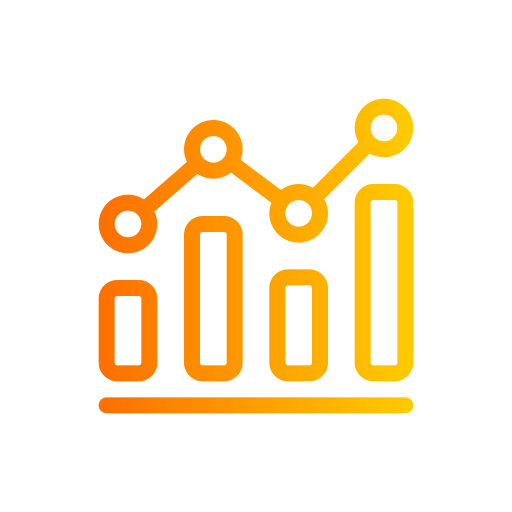 gráfico de barras icono gratis