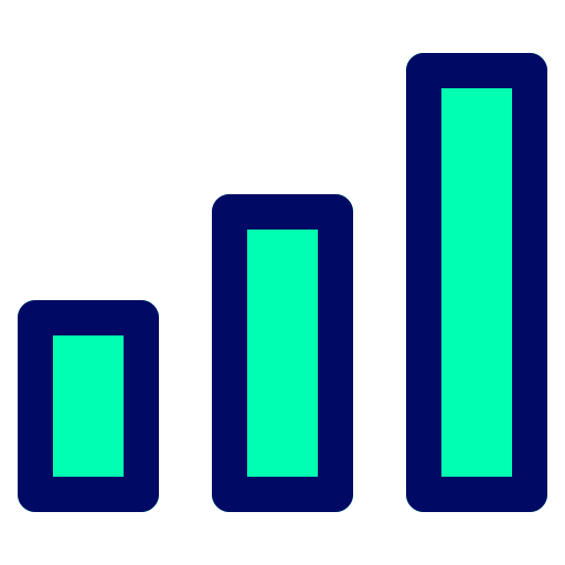 gráfico de barras icono gratis