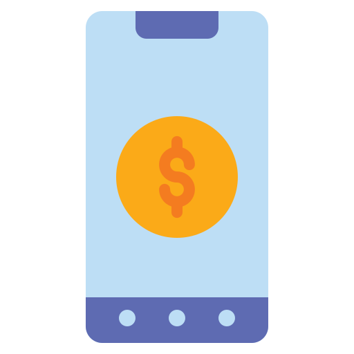 Mobile Banking Generic Flat Icon