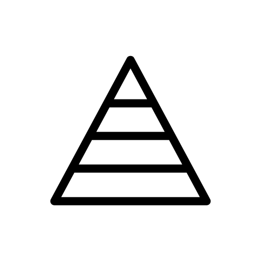 diagramme pyramidal Icône gratuit diagramme pyramidal Icône gratuit