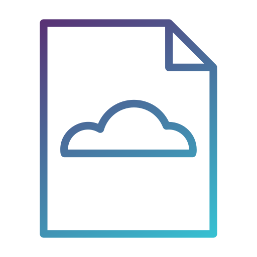 datos en la nube icono gratis