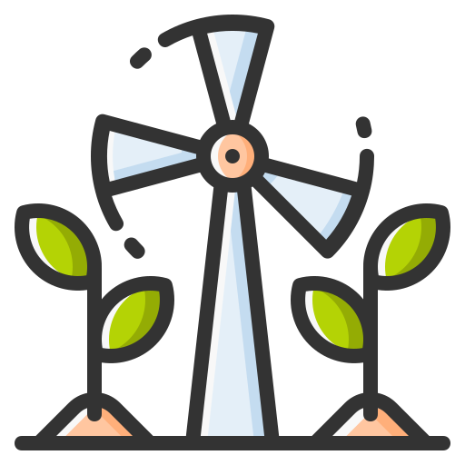 Wind turbine free icon Wind turbine free icon